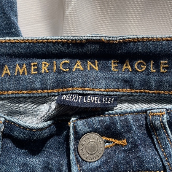 American Eagle Next Level Flex Slim Straight Dark Wash Jeans 28x30 – Like New! 🎁 - Picture 4 of 10